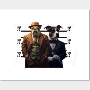 Dog Gangsters Usual Suspects Posters and Art